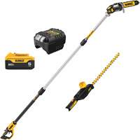 MAX Cordless Lithium-Ion Pole Saw & Pole Hedge Trimmer Combo Kit Groupe Belzile Dickner