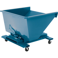 Self-Dumping Hopper, Steel, 4 cu.yd., Blue NB986 | Dickner Inc