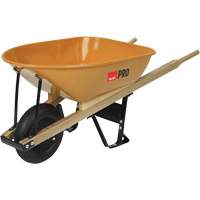 Pro Heavy-Duty Wheelbarrow, 6 cu. ft., Steel Tray Groupe Belzile Dickner