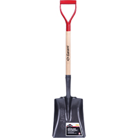 Pro Square Point Shovel, Wood, Tempered Steel Blade, D-Grip Handle, 27-3/4" Long Groupe Belzile Dickner