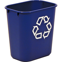 Recycling Container , Deskside, Plastic, 13-5/8 US Qt. Groupe Belzile Dickner