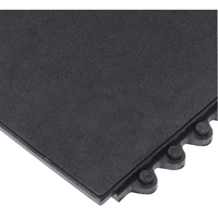 24/Seven&reg; Matting, Rubber, 3' W x 3' L, 5/8" Thick, Black Groupe Belzile Dickner