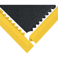 24/Seven&reg; Matting, Rubber, 3' W x 3' L, 5/8" Thick, Black Groupe Belzile Dickner