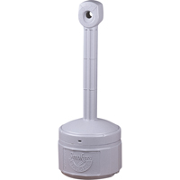 Smoker’s Cease-Fire<sup>®</sup> Cigarette Butt Receptacle, Free-Standing, Plastic, 1 US gal. Capacity, 30" Height NI701 | Dickner Inc