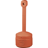 Smokers Cease-Fire&reg; Cigarette Butt Receptacle, Free-Standing, Plastic, 1 US gal. Capacity, 30" Height Groupe Belzile Dickner