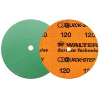 Quick-Step XX Sanding Disc, 6" Dia., 120 Grit, Ceramic Groupe Belzile Dickner