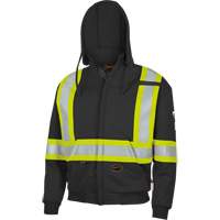 337SF Capuche &agrave; fermeture &eacute;clair ignifug&eacute;e, Hommes, Petit, Noir, 22 cal/cm² Groupe Belzile Dickner