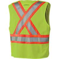 6936 Veste de s&eacute;curit&eacute; d&eacute;tachable en 5 points, Jaune lime haute visibilit&eacute;, 2T-Grand, Polyester Groupe Belzile Dickner