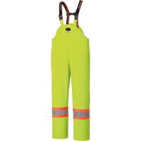 5895 High Visibility Flame Resistant Waterproof Bib Pants, 2X-Large, High Visibility Lime-Yellow Groupe Belzile Dickner