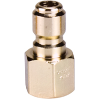 3/8" Female Plated Steel Quick Disconnect Plug Groupe Belzile Dickner