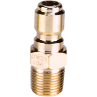 3/8" Male Plated Steel Quick Disconnect Plug Groupe Belzile Dickner
