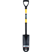 Drain Spade Shovels, Tempered Steel, 16" x 6" Blade, 28-1/2" L, D-Grip Handle Groupe Belzile Dickner