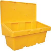 Salt Sand Container SOS, With Hasp, 72" x 36" x 36", 36 cu. Ft., Yellow Groupe Belzile Dickner