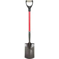 Heavy-Duty Shovels, Fibreglass, Carbon Steel Blade, D-Grip Handle, 30-1/2" Long Groupe Belzile Dickner