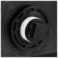 Stock Tank, 69" D x 63.25" W x 25" H, 2500 lbs. Capacity, Black Groupe Belzile Dickner