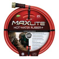 Hot Water Hose, Rubber, 5/8" dia. x 25' L NJ407 | Dickner Inc