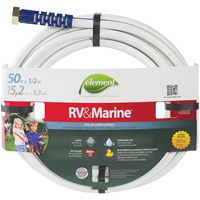 Element™ Marine & RV Water Hoses, PVC, 1/2" dia. x 50' NJ417 | Dickner Inc