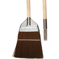 Railway & Track Broom with Chisel, Wood Handle, Polypropylene Bristles, 56" L NJB572 | Dickner Inc