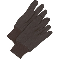 Gants en jersey classiques, Taille unique, Brun, Non doubl&eacute;, Poignet en tricot Groupe Belzile Dickner