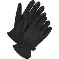 Gants de conducteur doubl&eacute;s classiques, Grand, Paume en Cuir fleur de daim, Thinsulate Groupe Belzile Dickner
