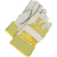 Fitters Gloves with Patch Palm, One Size, Grain Cowhide Palm, Fleece Inner Lining Groupe Belzile Dickner