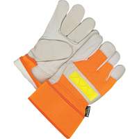 Gants d'ajusteur, Grand, Paume en Cuir fleur de vache, Doublure en Thinsulate Groupe Belzile Dickner