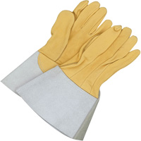 Gants de soudage &agrave; l'arc TIG en cuir de daim retourn&eacute; Gander Brand, Cuir fleur de daim, Taille 10 Groupe Belzile Dickner