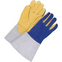 Gants pour soudeur TIG avec poignet de 5,5", Cuir fleur de daim, Taille 10 Groupe Belzile Dickner