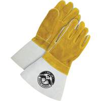 Gants pour soudeur avec poignet de 5", Cuir de vache refendu, Taille Taille unique Groupe Belzile Dickner
