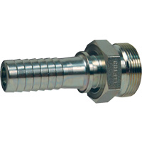 Boss Spud x Hose Shank, Steel, 2" Groupe Belzile Dickner
