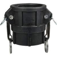 Cam & Groove Coupler, Polypropylene, Type D, 3", Female NPT, 60 PSI Groupe Belzile Dickner