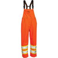 Salopette 300 deniers Journeyman, Polyester, Grand, Orange haute visibilit&eacute; Groupe Belzile Dickner