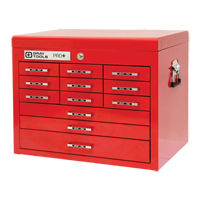 PRO+ Series Top Chest, 26" W, 12 Drawers, Red Groupe Belzile Dickner
