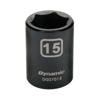 Metric Socket, Impact, 12 mm, 3/8" Drive, 6 Points Groupe Belzile Dickner