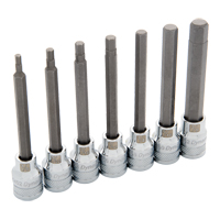 Long SAE Socket Set, 7 Pcs Groupe Belzile Dickner