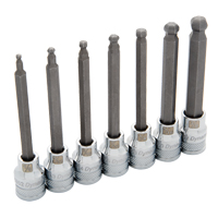 Long SAE Ball-Nose Socket Set, 7 Pcs Groupe Belzile Dickner