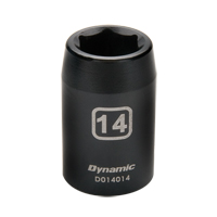 Metric Socket, Impact, 8 mm, 1/2" Drive, 6 Points Groupe Belzile Dickner