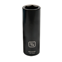 SAE Socket, Impact, 3/8", 1/2" Drive, 6 Points, Deep Groupe Belzile Dickner