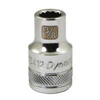 SAE Socket, 3/8", 1/2" Drive, 12 Points Groupe Belzile Dickner