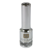 SAE Socket, 3/8", 1/2" Drive, 6 Points, Deep Groupe Belzile Dickner