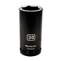 Metric Socket, Impact, 33 mm, 3/4" Drive, 6 Points, Deep Groupe Belzile Dickner