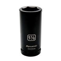 SAE Socket, Impact, 3/4", 3/4" Drive, 6 Points, Deep Groupe Belzile Dickner