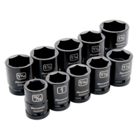 SAE Socket Set, 10 Pcs, Impact, 3/4" Drive Size Groupe Belzile Dickner