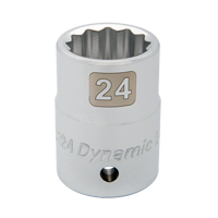 Metric Socket, 19 mm, 3/4" Drive, 12 Points Groupe Belzile Dickner