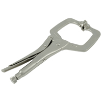 Locking Clamp Pliers with Swivel Pads, 6" Length, C-Clamp Groupe Belzile Dickner