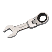 SAE Stubby Flex-Head Ratcheting Wrench Groupe Belzile Dickner