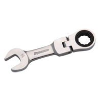 Metric Stubby Flex-Head Ratcheting Wrench Groupe Belzile Dickner