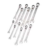 Reversible Wrench Set, Combination, 12 Pieces, Metric Groupe Belzile Dickner