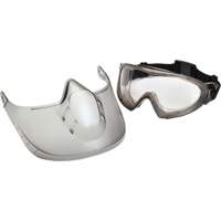 Lunettes de s&eacute;curit&eacute; Capstone Shield avec &eacute;cran facial amovible, Lentille Transparent, Antibu&eacute;e, Ventilation Directe/Ferm&eacute; Groupe Belzile Dickner