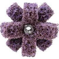 Croix de lustrage BF-XB Scotch-Brite, 1-1/2" dia., Grain Moyen, Oxyde d'aluminium Groupe Belzile Dickner